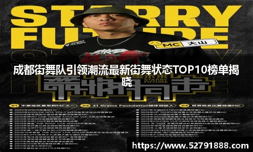 成都街舞队引领潮流最新街舞状态TOP10榜单揭晓